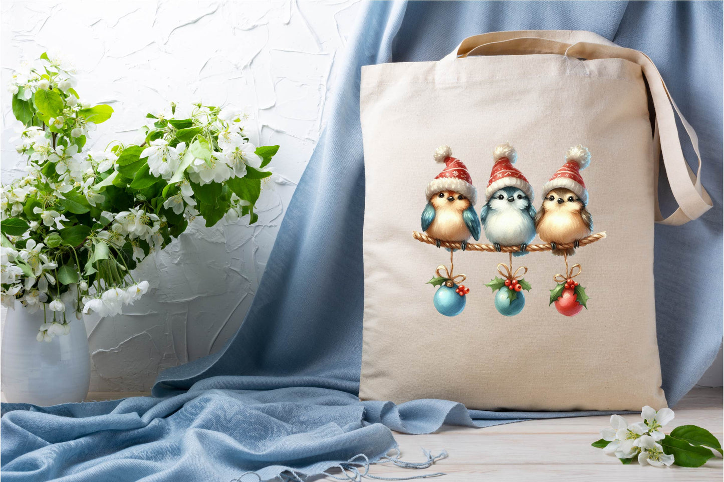 Christmas Three Birds Clipart Bundle 26 Cute Holiday Bird PNG Designs