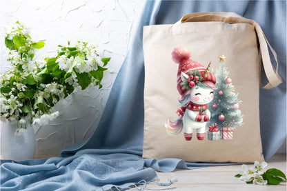 Christmas Cute Unicorn Clipart Bundle 29 Unicorn PNG Designs