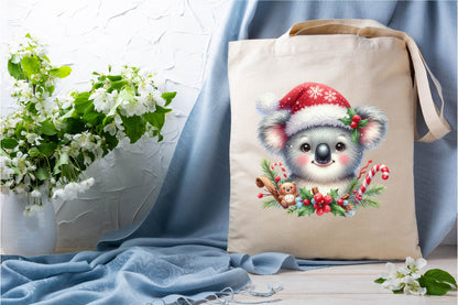 34 Christmas Koala Clipart Bundle