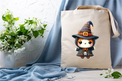 37 Halloween Cute Crochet Patterns PNG Clipart Bundle
