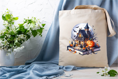 27 Halloween Book Clipart Bundle