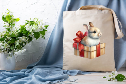 Christmas Bunny PNG Bundle 31 Cute Holiday Rabbit Designs