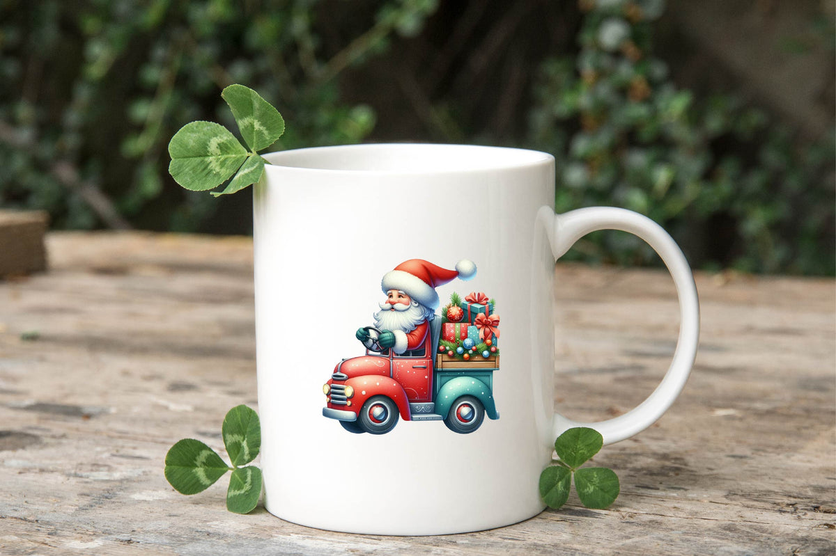 Christmas Driver Santa Clipart Bundle 26 Santa PNG Designs