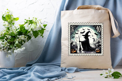 24 Halloween Sublimation Postage Stamps PNG Bundle