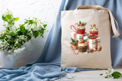 Christmas Cupcake PNG Clipart Bundle