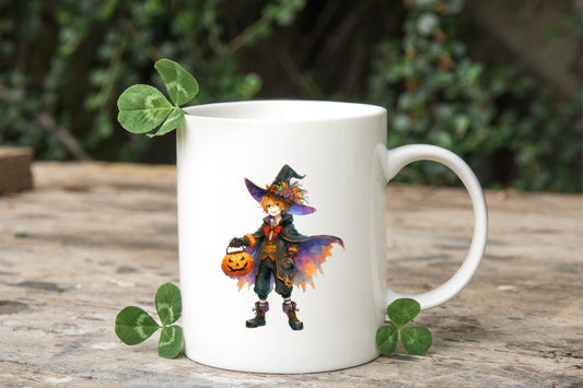 33 Halloween Character Watercolor Clipart PNG