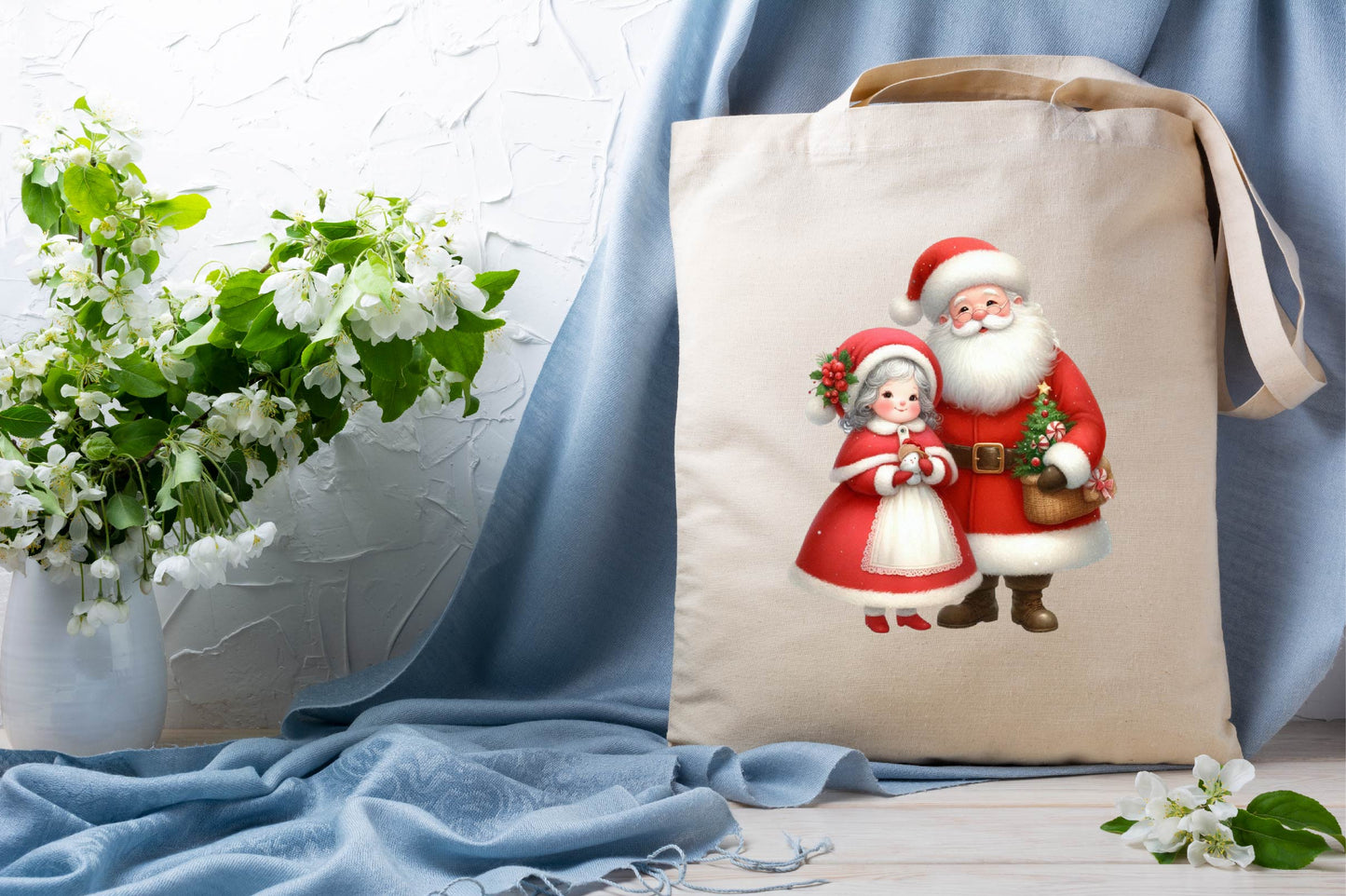 Christmas Santa and Mrs Claus PNG Bundle 25 Designs