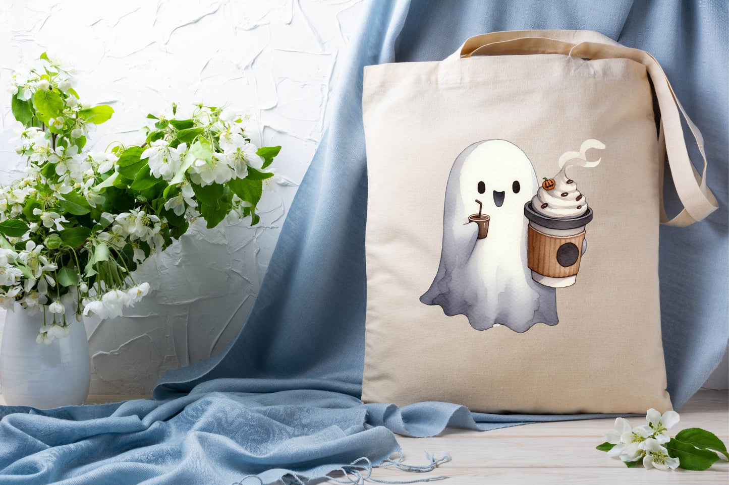 Halloween Ghost Drink Coffee PNG Bundle 28 Designs