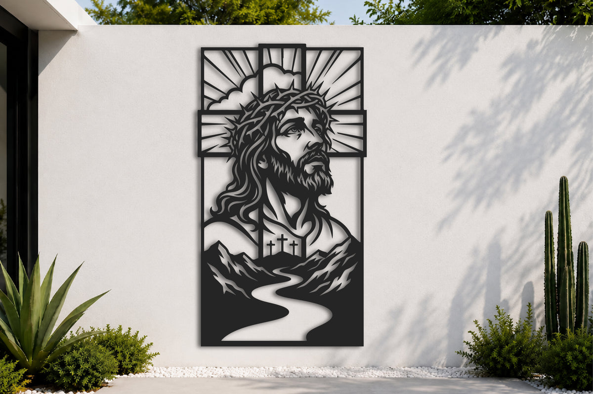 Jesus Cross Laser Cut SVG DXF Files