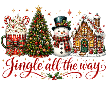 Jingle All The Way Christmas PNG