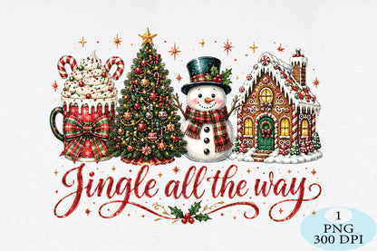 Jingle All The Way Christmas PNG