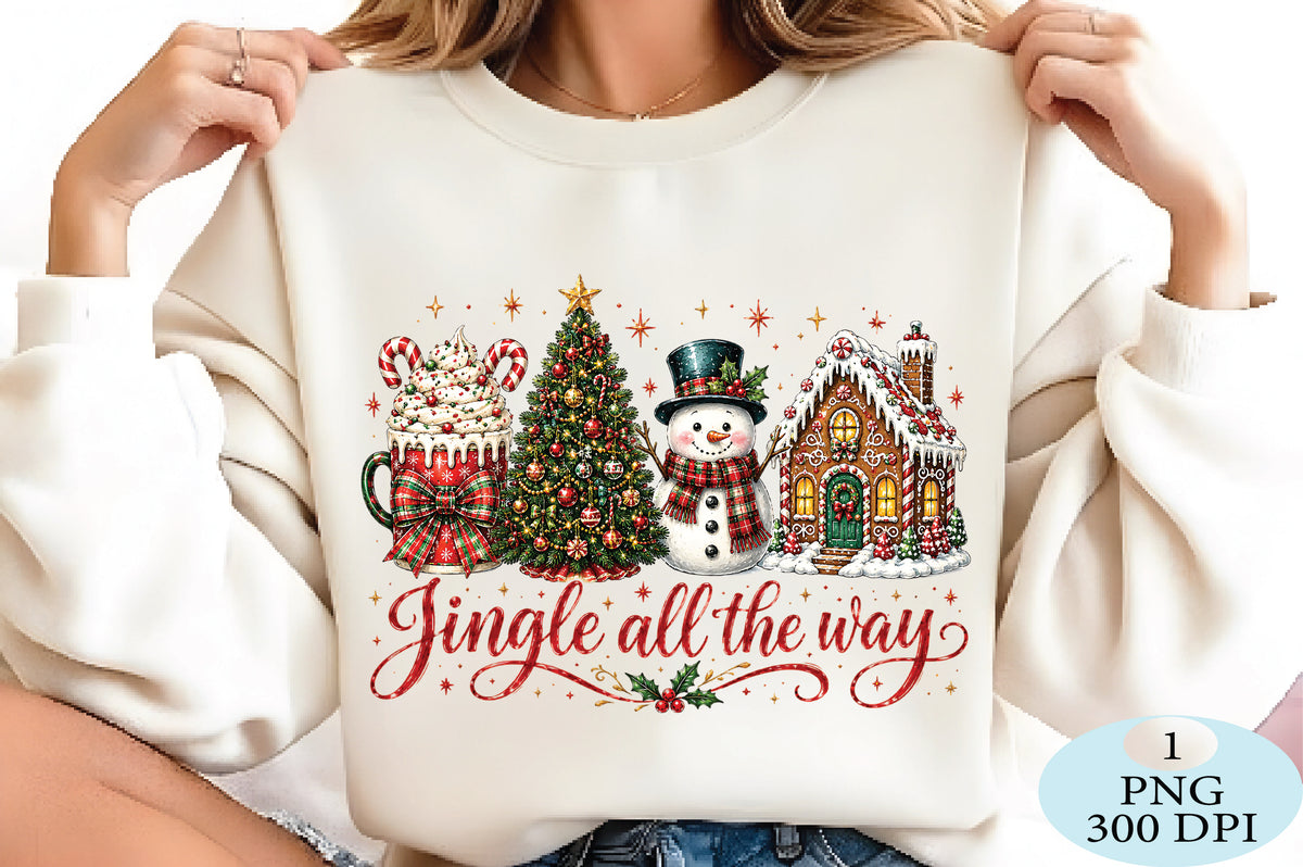 Jingle All The Way Christmas PNG