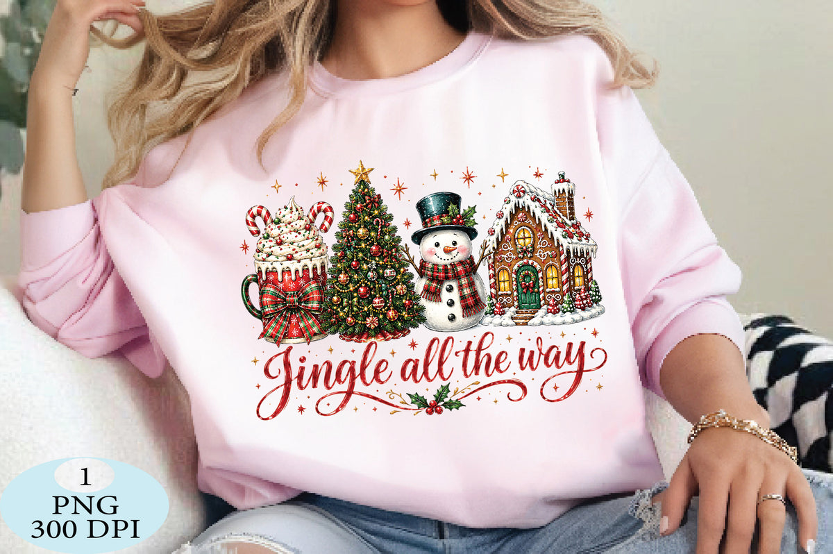 Jingle All The Way Christmas PNG