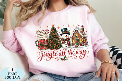 Jingle All The Way Christmas PNG