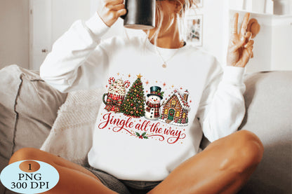 Jingle All The Way Christmas PNG