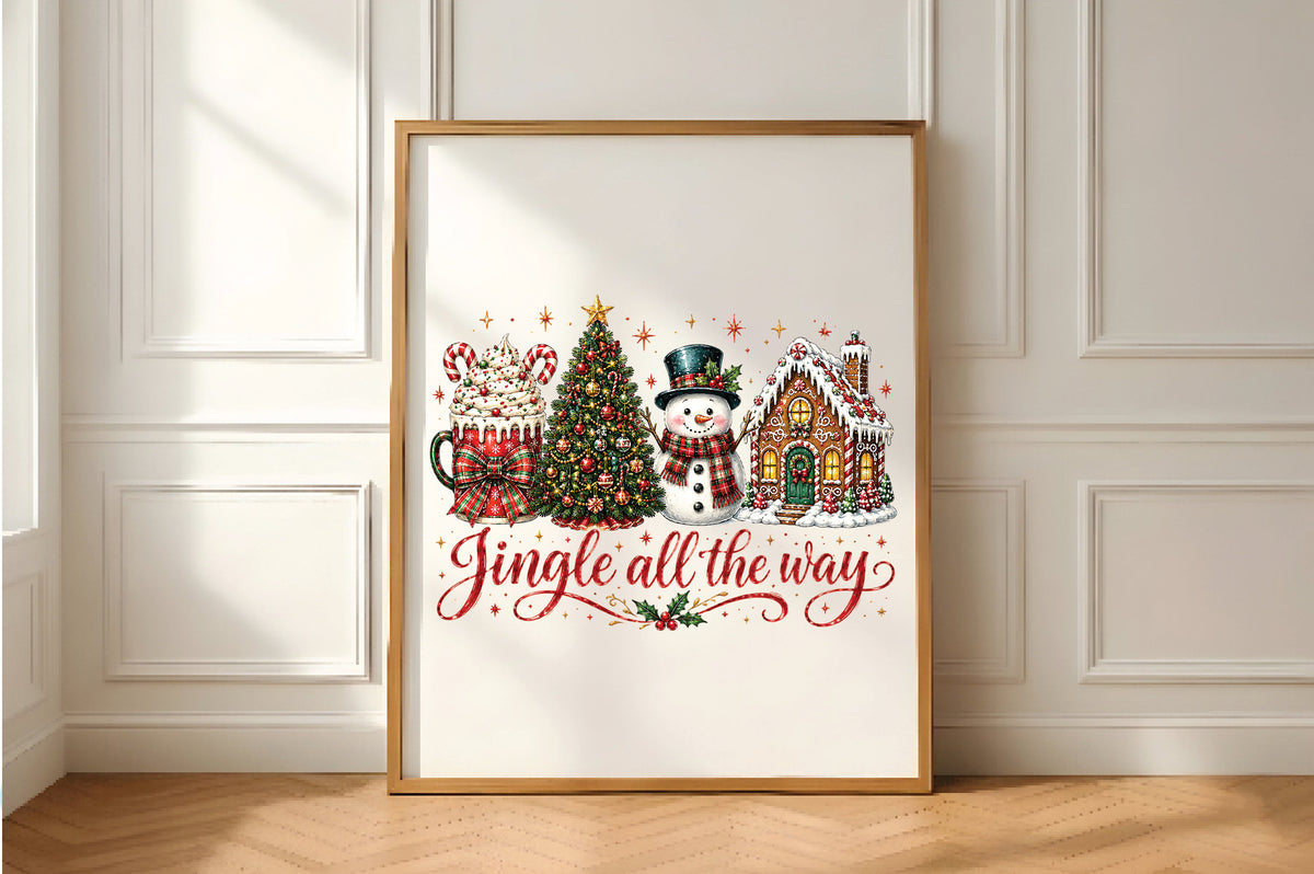 Jingle All The Way Christmas PNG