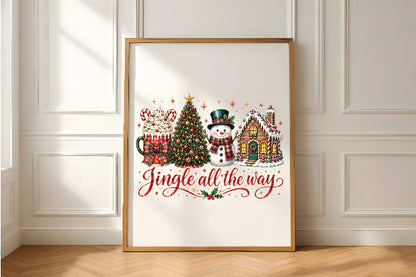Jingle All The Way Christmas PNG