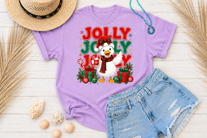 Jolly Christmas Goose PNG Sublimation