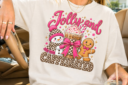 Jolly and Caffeinated Christmas PNG