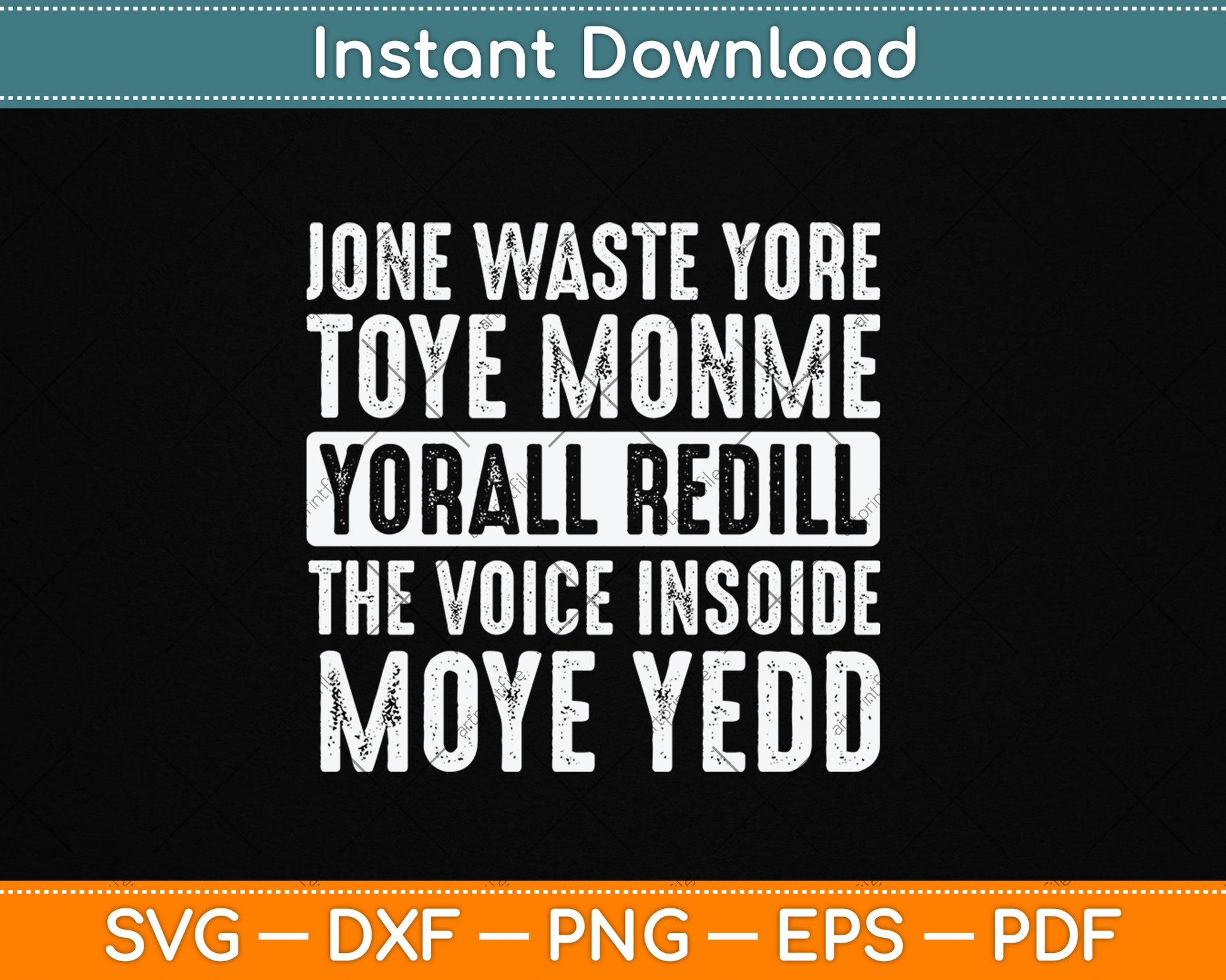Jone Waste Yore Toye Monme Yorall Rediii Funny Svg Digital Cutting File