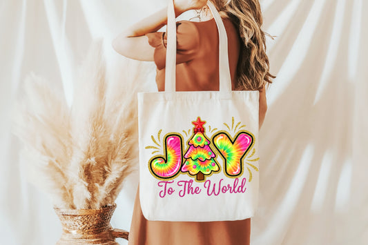 Joy To The World Christmas Tree PNG Design