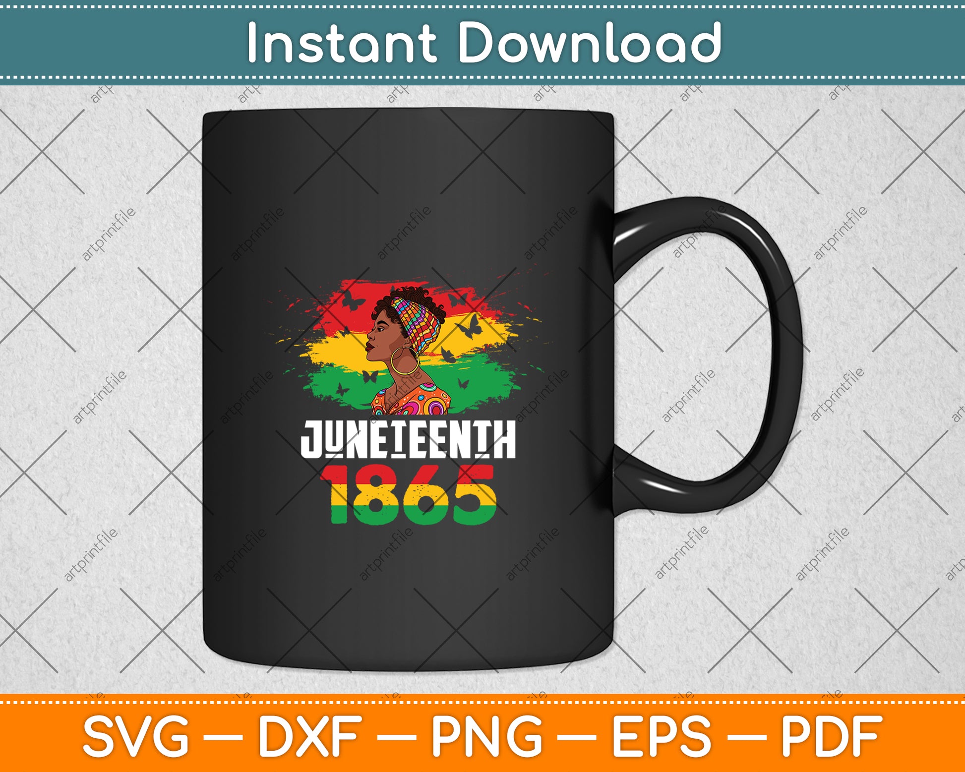 Juneteenth 1865 Independence Day Black Pride Black Women Svg Digital Cutting File
