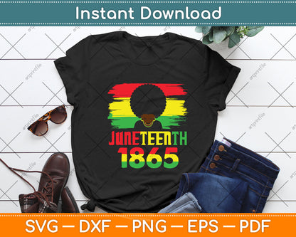 Juneteenth 1865 Black Women Juneteenth African American Svg Digital Cutting File