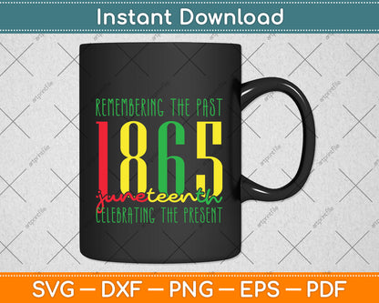 Juneteenth African American Black History 1865 Svg Png Dxf Digital Cutting File