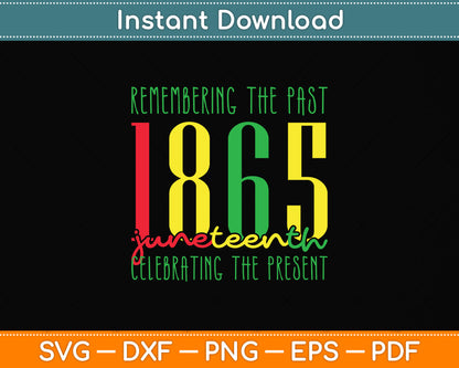 Juneteenth African American Black History 1865 Svg Png Dxf Digital Cutting File