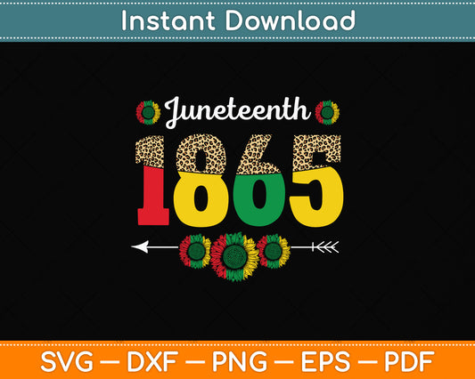 Juneteenth Celebrate 1865 Black History African American Svg Digital Cutting File