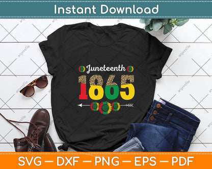 Juneteenth Celebrate 1865 Black History African American Svg Digital Cutting File