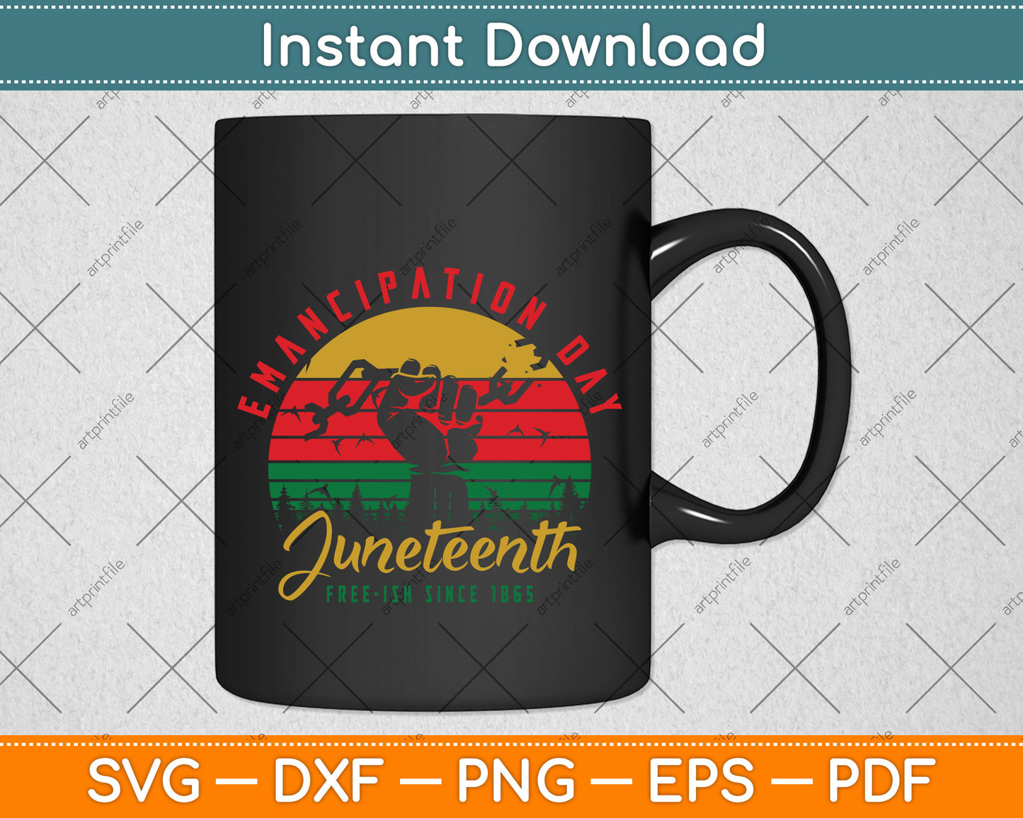 Juneteenth Emancipation Day Afro American Black History Svg Digital Cutting File