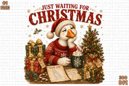 Just Waiting for Christmas PNG