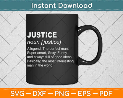 Justice Definition Svg Digital Cutting File