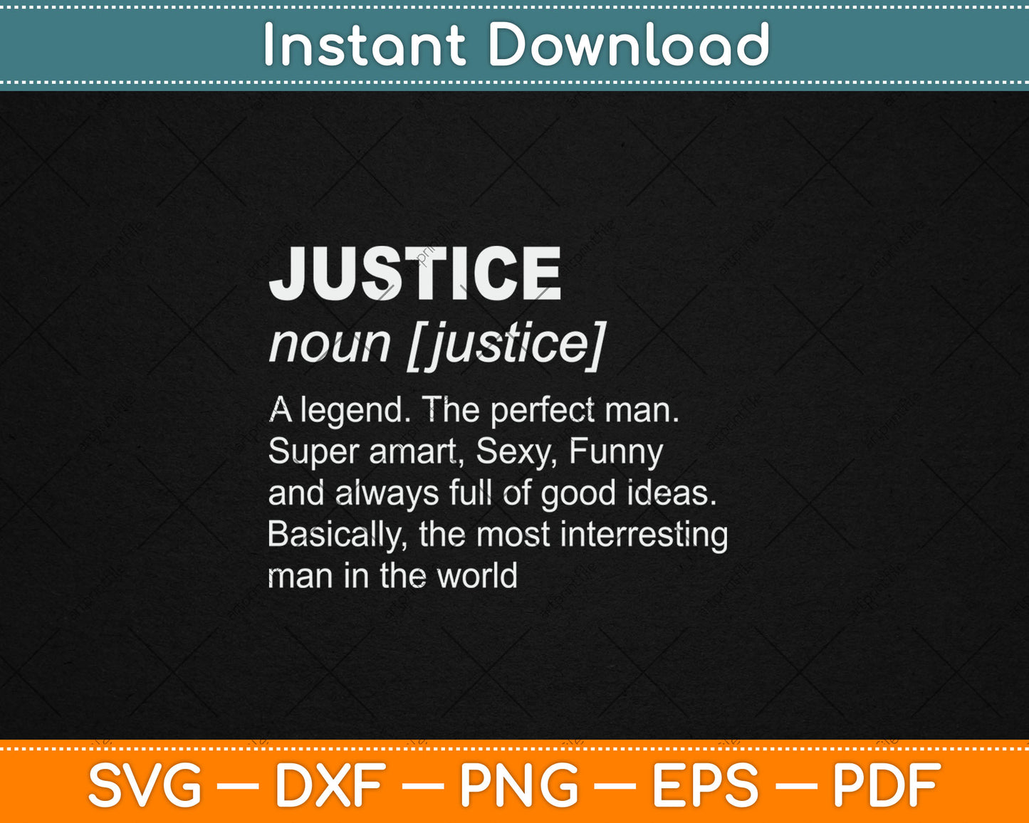 Justice Definition Svg Digital Cutting File
