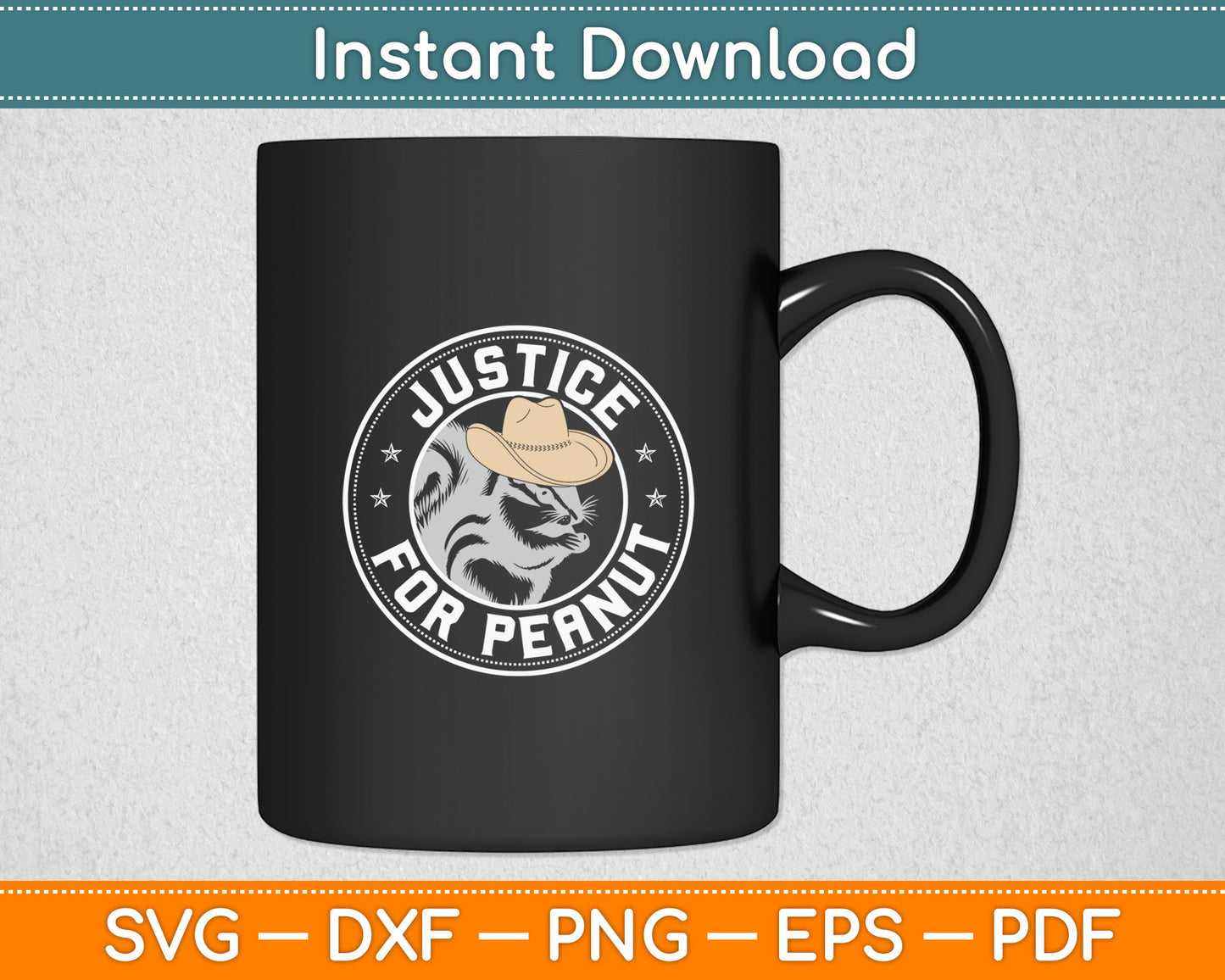 Justice For Peanut Squirrel Svg Digital Cutting File