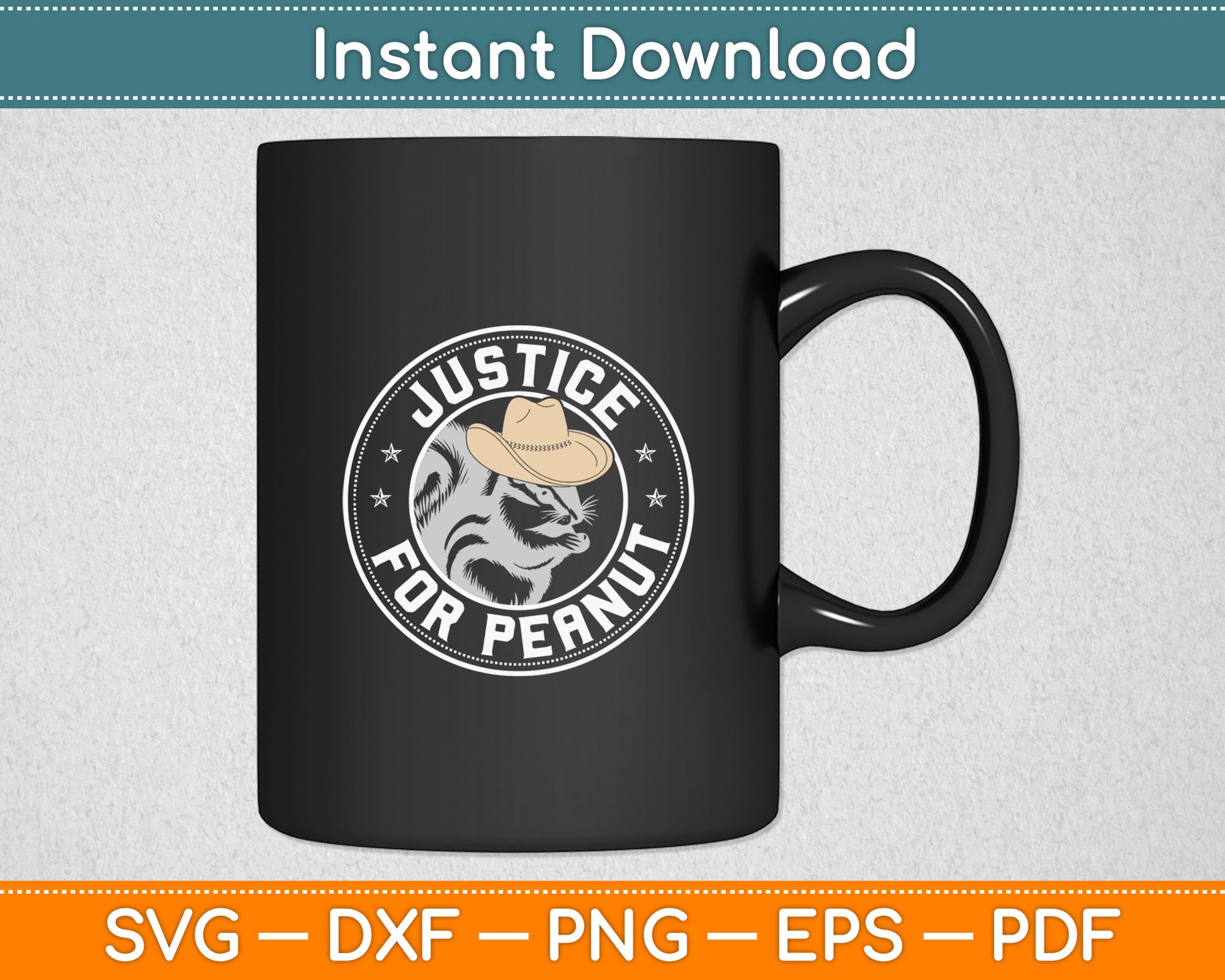 Justice For Peanut Squirrel Svg Digital Cutting File