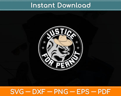 Justice For Peanut Squirrel Svg Digital Cutting File