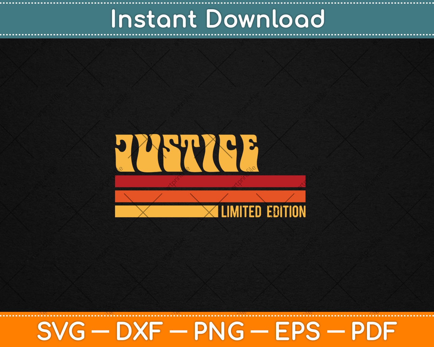 Justice Name Personalized Cute Idea Women Vintage Justice Svg Digital Cutting File