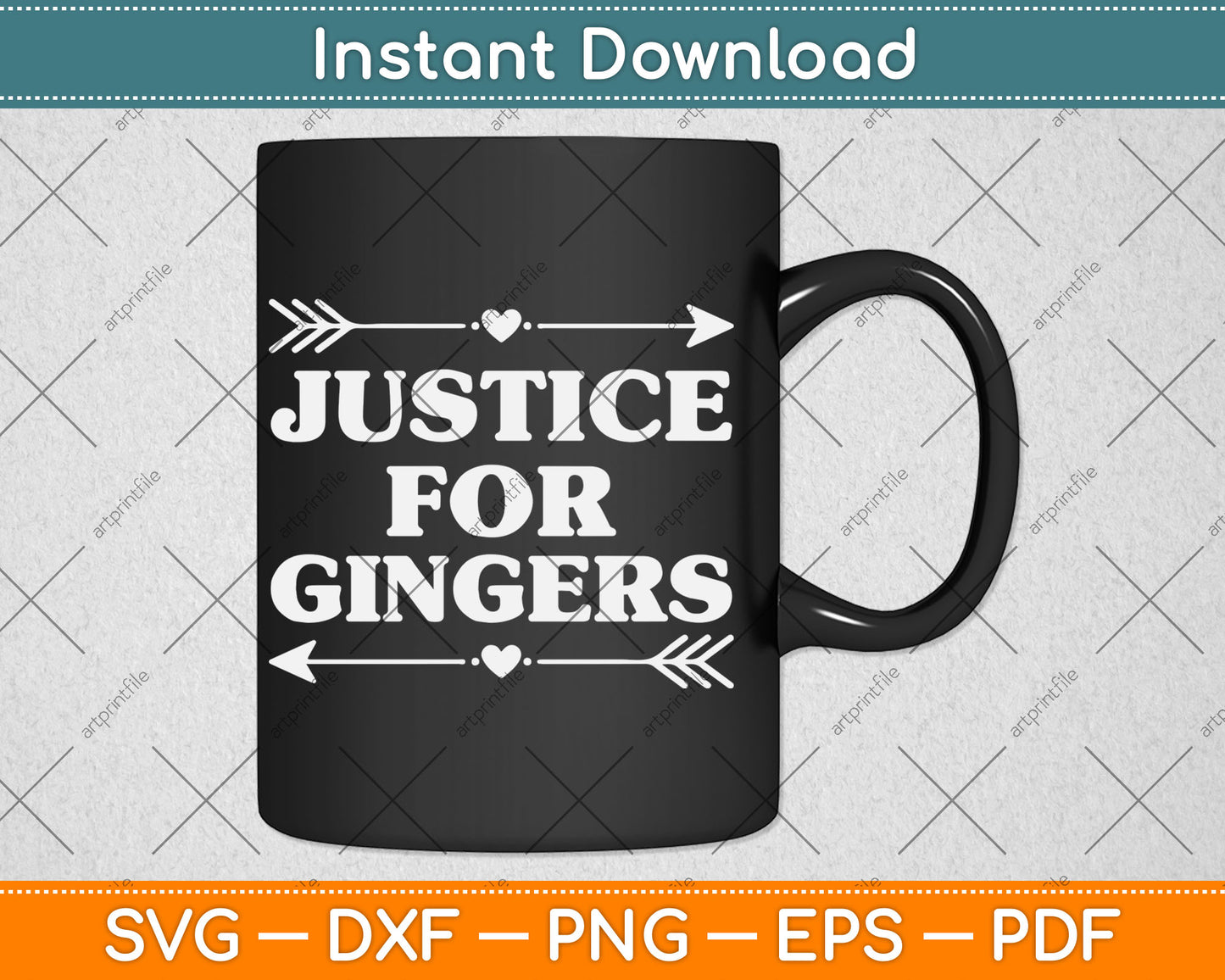 Justice for Gingers Svg Digital Cutting File