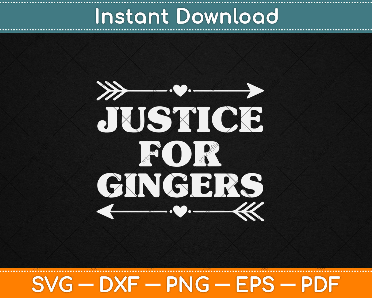 Justice for Gingers Svg Digital Cutting File