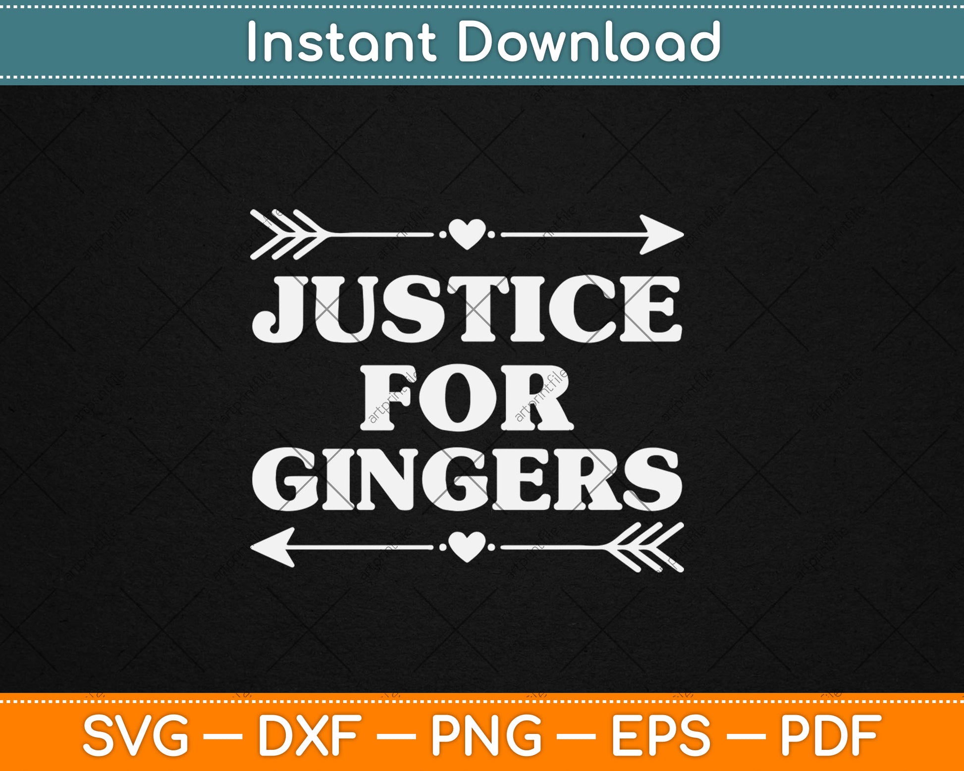 Justice for Gingers Svg Digital Cutting File