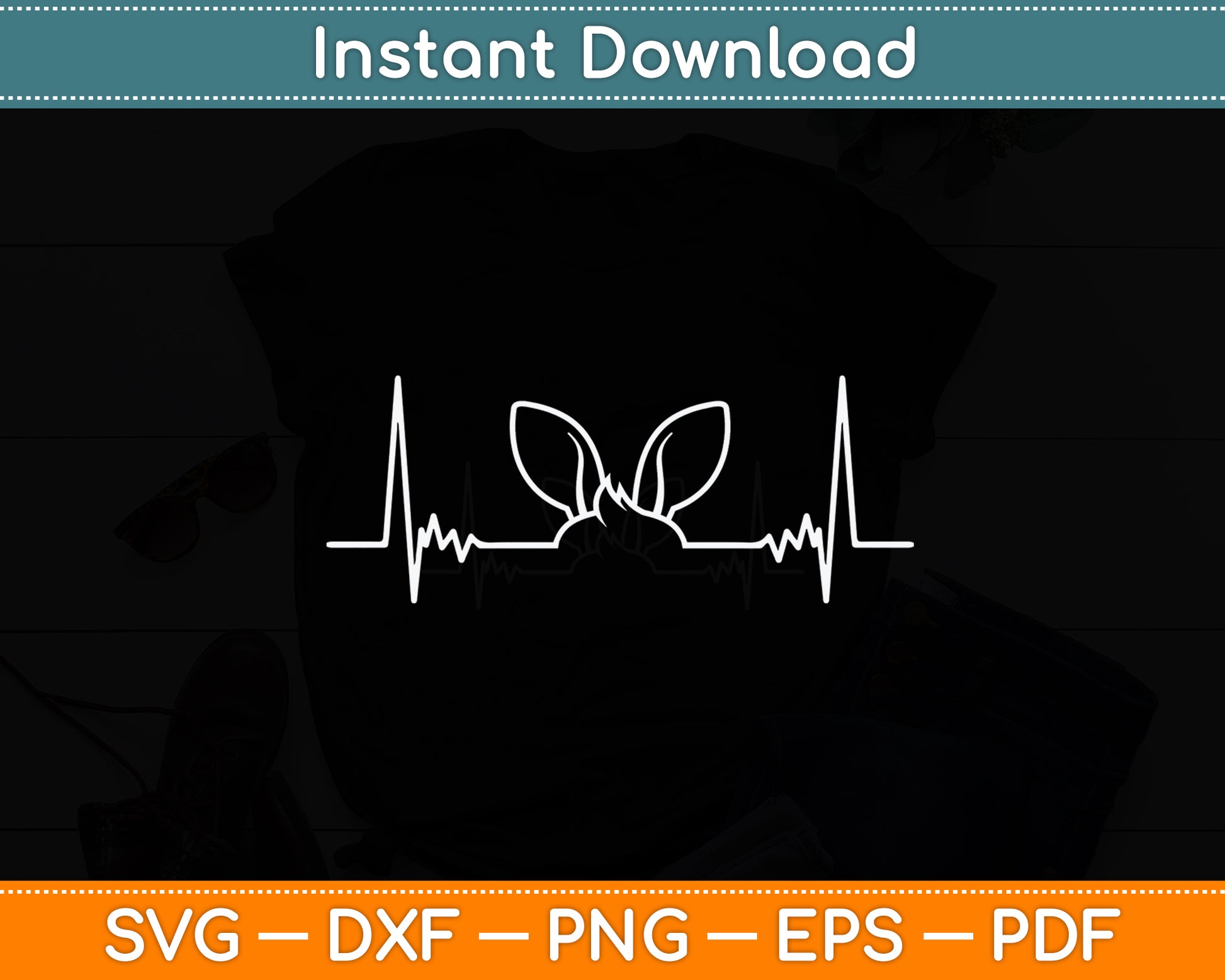 Kangaroo Heartbeat Love Animal Funny Svg Png Dxf Digital Cutting File