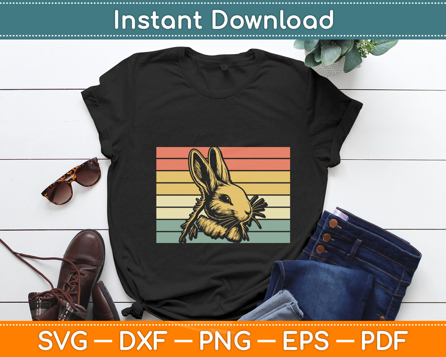 Kangaroo Lover Animal Lovers Animal Retro Vintage Svg Png Dxf Digital Cutting File