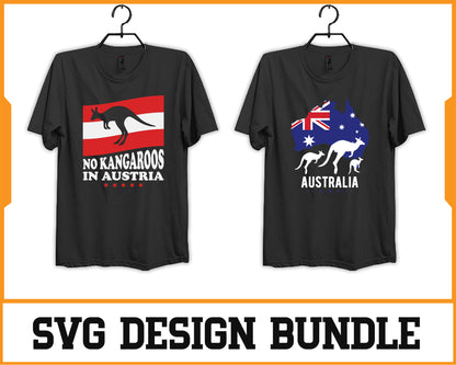 Kangaroo Svg Design Bundle, Svg Digital Cutting File