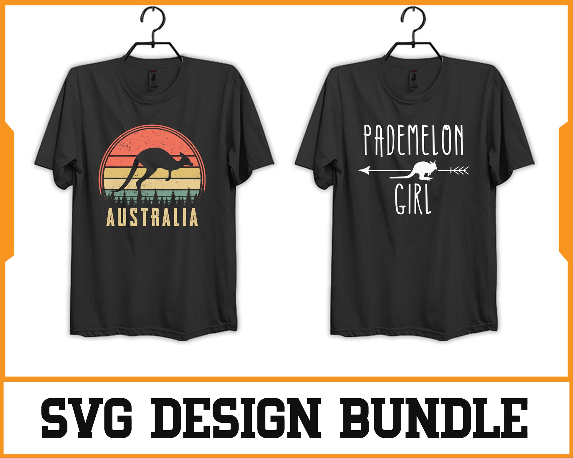 Kangaroo Svg Design Bundle, Svg Digital Cutting File