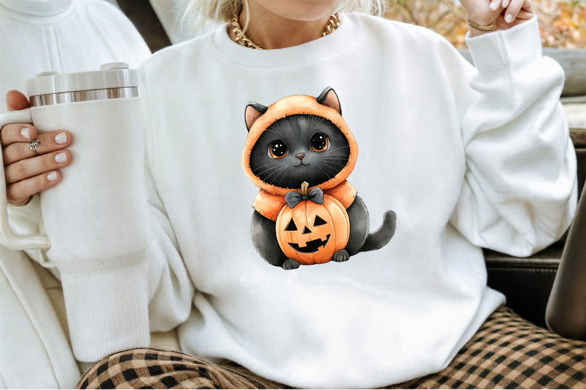 Kawaii Halloween Clipart Cute Spooky PNG Bundle