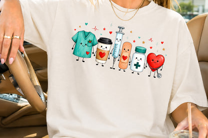 Kawaii Medical Nurse PNG Cute Healthcare Clipart