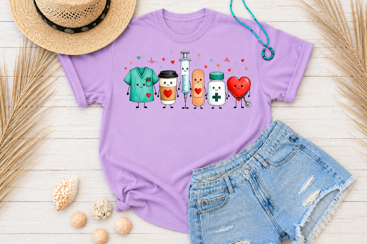 Kawaii Medical Nurse PNG Cute Healthcare Clipart