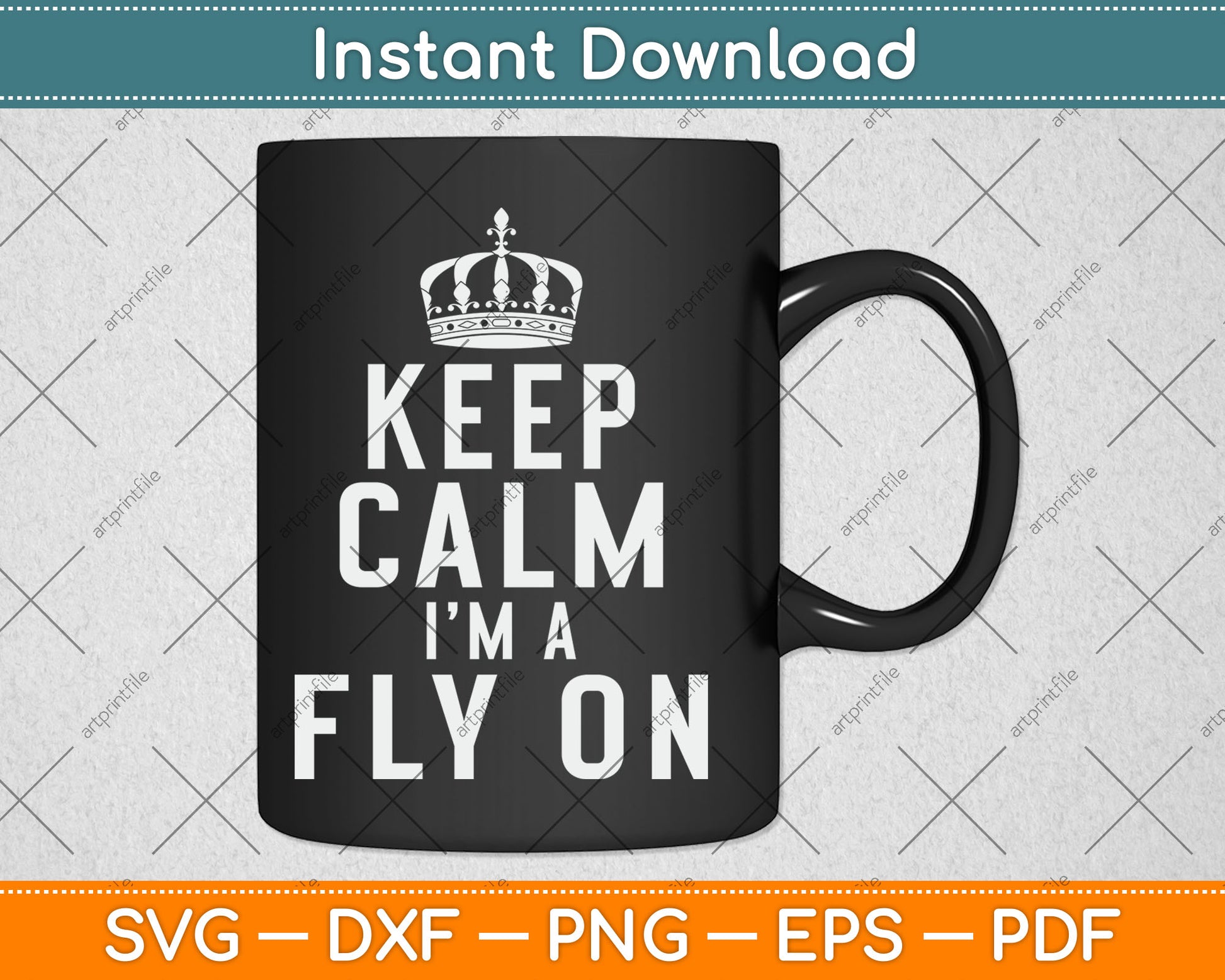 Keep Calm And Fly On Pilot Svg Digital Cutting File